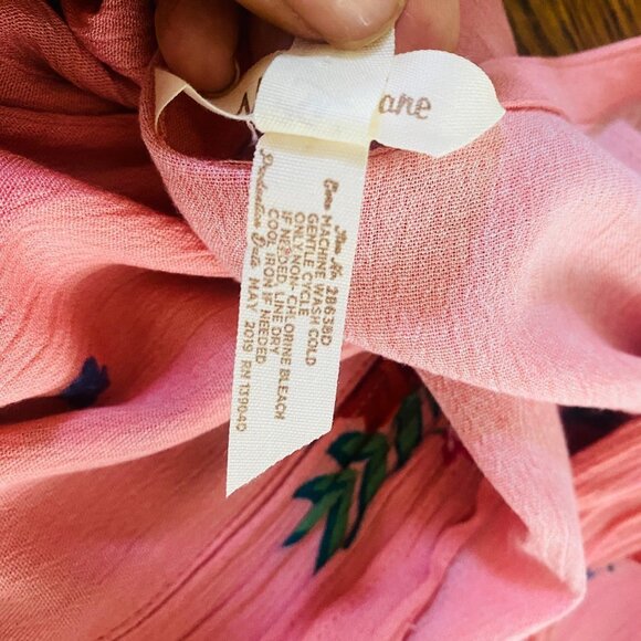 Matilda Jane Let's Go Out Dress - Peach Floral Boho Dress - M - Picture 13 of 14